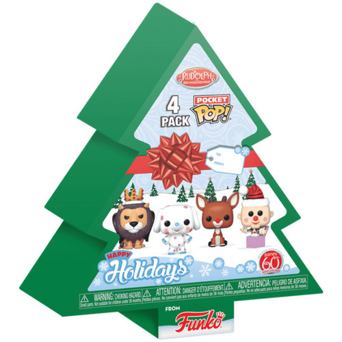 Pocket Pop! Tree Holiday Box: Rudolph the Red-Nosed Reindeer 4 Pack Pocket Pop! Tree Holiday Box: Rudolph the Red-Nosed Reindeer 4 Pack