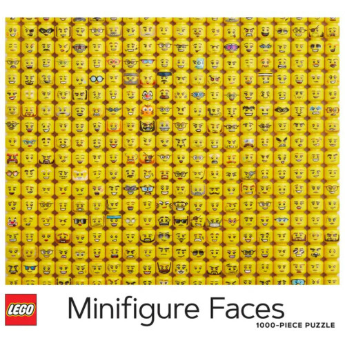 Lego Minifigure Faces 1000pc Puzzle