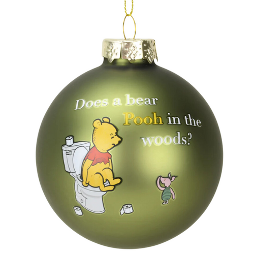 Bear Pooh in The Woods Ornament