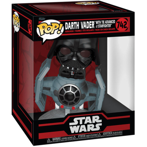 Pop! Rides Deluxe Star Wars Dark Side: Darth Vader with TIE Advanced x1 Starfighter