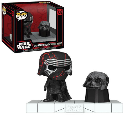  Pop! Deluxe Star Wars Dark Side: Kylo Ren with Darth Vader's Helmet