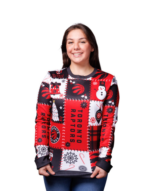 Toronto Raptors Christmas Sweater on Her
