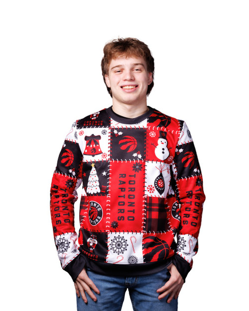 Toronto Raptors Christmas Sweater on Him