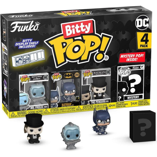 Bitty Pop! : Batman 4-Figure Pack - Random Style Bitty Pop! : Batman 4-Figure Pack - Random Style