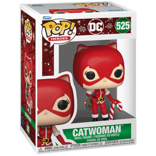 Pop! Heroes: Holiday Catwoman With Candy Cane