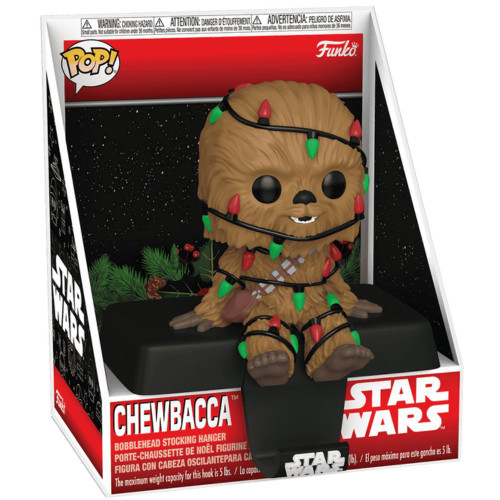 Pop! Holiday:  Star Wars - Chewbacca Stocking Hanger Pop! Holiday:  Star Wars - Chewbacca Stocking Hanger