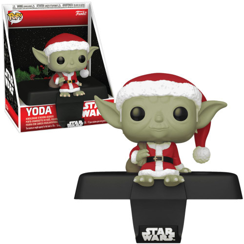 Pop! Holiday:  Star Wars - Yoda Edge Sitter Stocking Hanger Pop! Holiday:  Star Wars - Yoda Edge Sitter Stocking Hanger