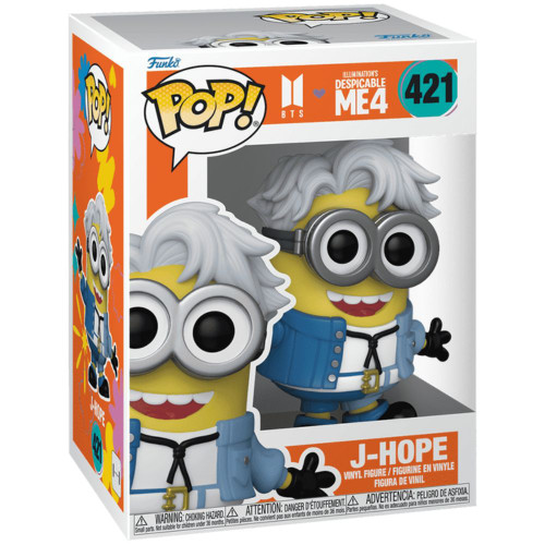 Pop! Movies:  Despicable Me 4 X BTS - J-Hope (Minion) Pop! Movies:  Despicable Me 4 X BTS - J-Hope (Minion)