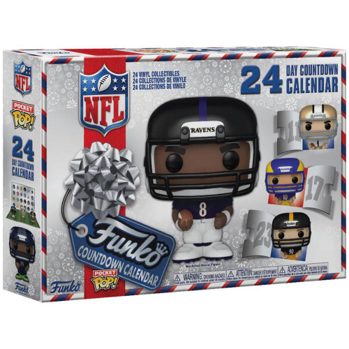 NFL Funko Pocket Pop Advent Calendar 2024, 24 Figures NFL Funko Pocket Pop Advent Calendar 2024, 24 Figures