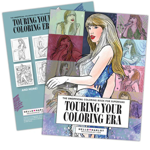 Taylor Swift Touring Your Coloring Era Colouring Book