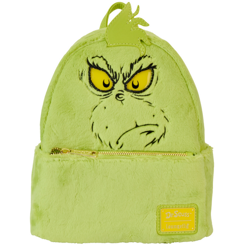 Grinch Plush Light Up Mini Backpack Grinch Plush Light Up Mini Backpack