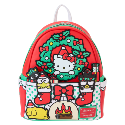 Sanrio Hello Kitty & Friends Holiday Fire Place Mini Backpack Sanrio Hello Kitty & Friends Holiday Fire Place Mini Backpack