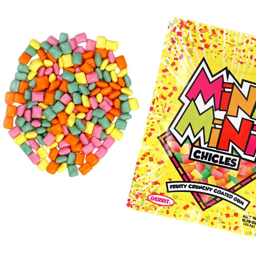 Mini Mini Chicles - Fruit Crunchy Coated Gum