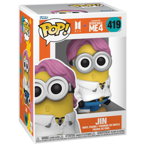 Pop! Movies: Despicable Me 4 x BTS - Jin Minion Pop! Movies: Despicable Me 4 x BTS - Jin Minion