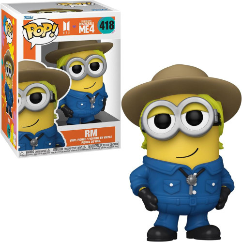 Pop! Movies: Despicable Me 4 x BTS - RM Minion Pop! Movies: Despicable Me 4 x BTS - RM Minion