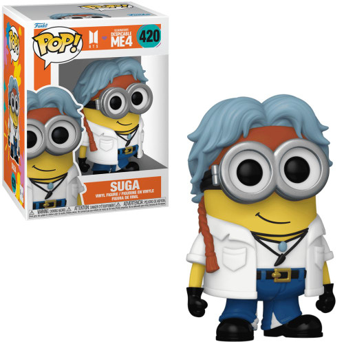 Pop! Movies: Despicable Me 4 x BTS - Suga Minion Pop! Movies: Despicable Me 4 x BTS - Suga Minion