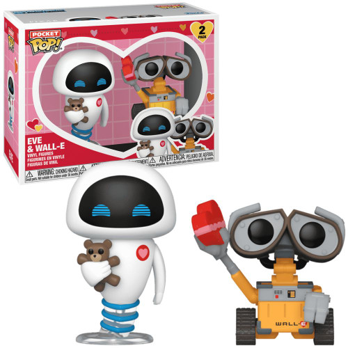 Pocket Pop! Valentines Day: EVE & WALL-E 2-Pack