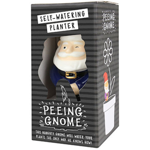 Peeing Gnome Self-Watering Planter