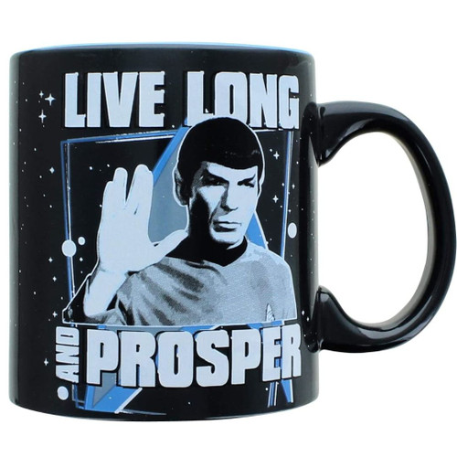  Star Trek Live Long and Prosper Jumbo Ceramic Mug by Silver Buffalo