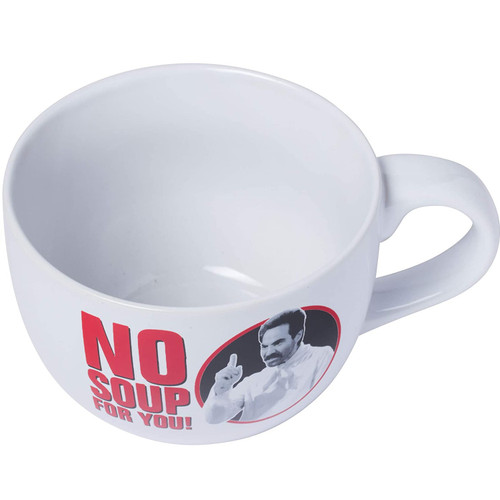 Top view of the Seinfeld Soup Mug