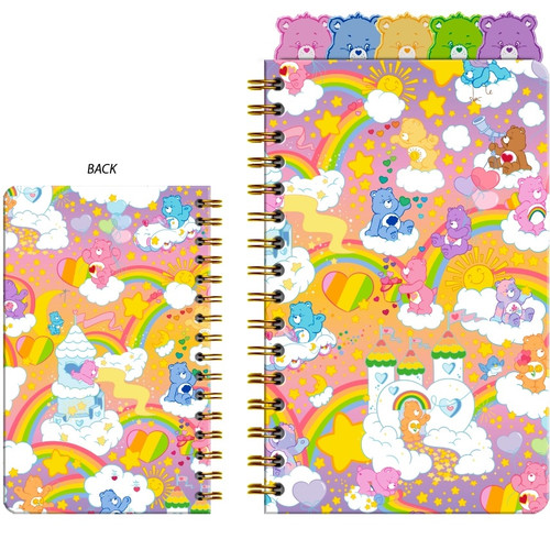 Retro Care Bears Spiral Notebook Retro Care Bears Spiral Notebook