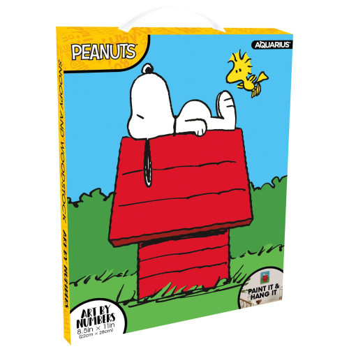 Art by Numbers: Peanuts Snoopy and Woodstock Chillin