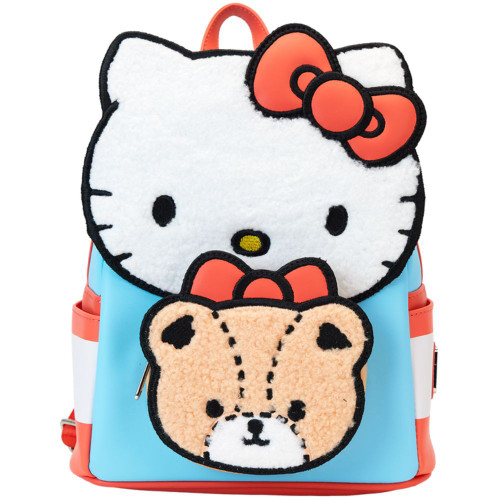 Sanrio Hello Kitty & Tiny Chum Bear Sherpa Mini Backpack