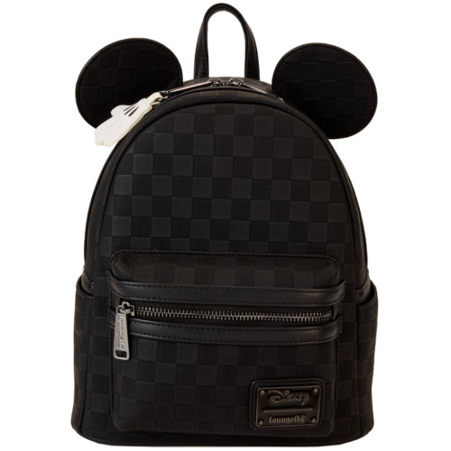 Mickey Mouse Checkered Texture Mini Backpack by Loungefly