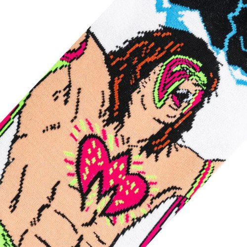 The Ultimate Warrior Vs Hulk Hogan Socks by Odd Sox