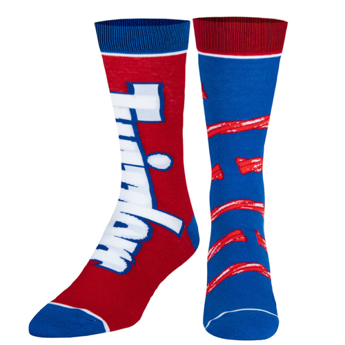 Twizzlers Split Men's Crew Straight Socks by Odd Sox