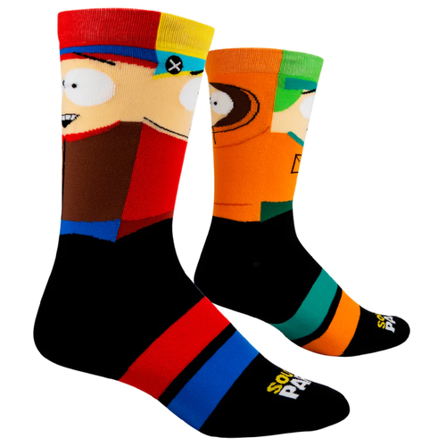 South Park Gang Mens Crew Straight Socks by Odd Sox