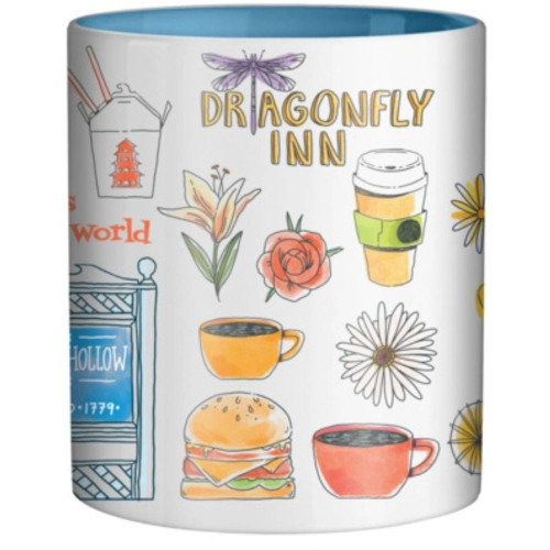 Gilmore Girls Stars Hallow Destination 20oz Ceramic Mug Side