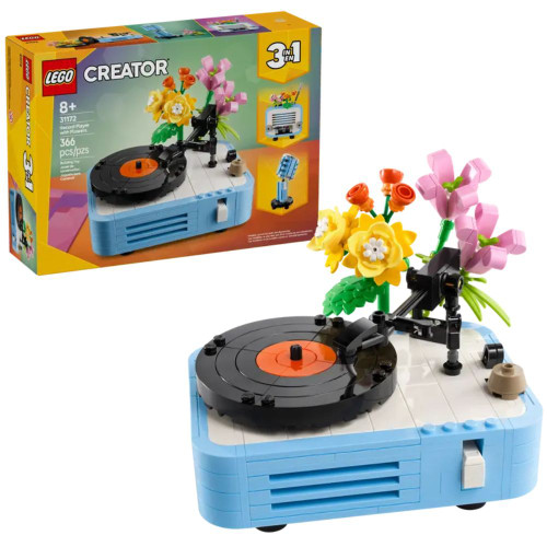 LEGO Creator 3 In 1: Record Player With Flowers