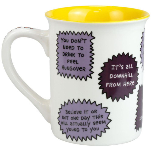 The 40 Club Coffee Mug - Back