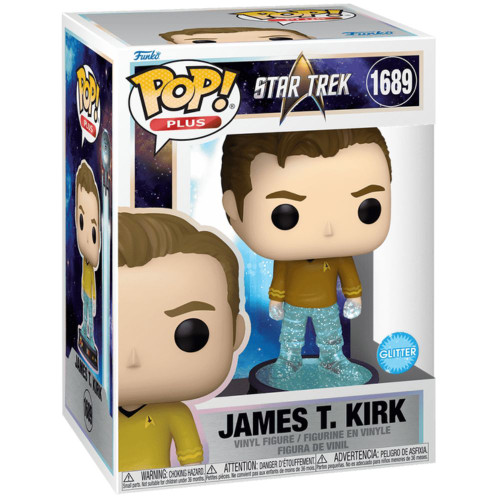 Pop! Plus Star Trek: Transporter Kirk (Glitter)