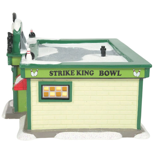Department 56 Peanuts Village Strike King Bowling Alley