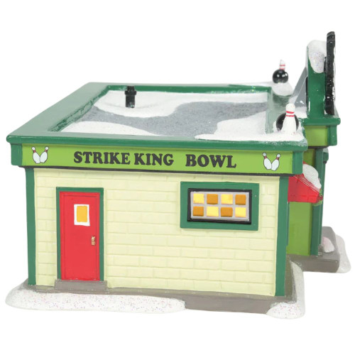 Strike King Bowling Alley - Department 56 Peanuts Village