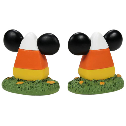 Candy Corn Topiaries  - Department 56 Mickey's Halloween Village