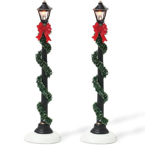 Small Town Street Lamps Set of 2 -  Department 56 Christmas Village 