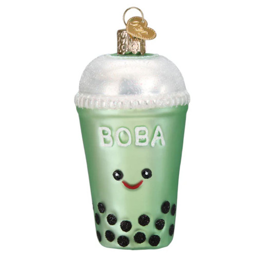 Boba Tea Glass Ornament by Old World Christmas
