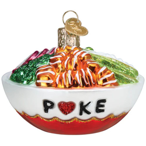 Poke Bowl Glass Ornament by Old World Christmas