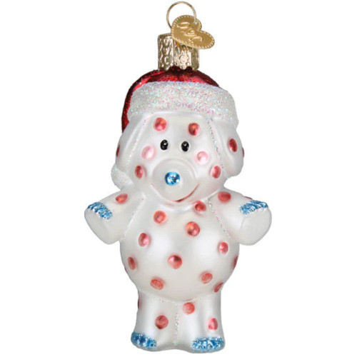 Spotted Elephant Glass Ornament by Old World Christmas