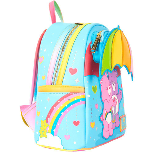 Care Bears Cheer Bear & Share Bear Rainbow Umbrella Mini Backpack by Loungefly