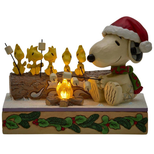 Snoopy & Woodstocks Roasting Marshmallows Figure by Jim Shore