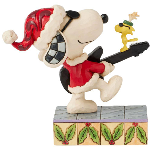 Snoopy & Woodstock Rock Figure by Jim Shore