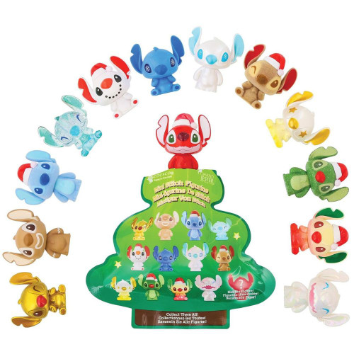 Disney Christmas Stitch Mini Surprise Figures 
