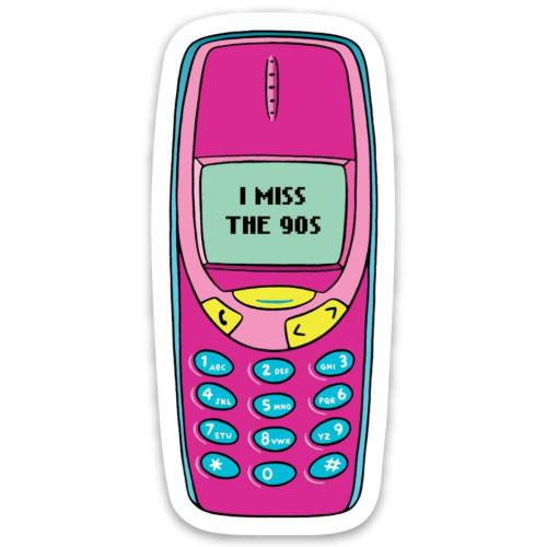 I Miss the 90's Die Cut Sticker
