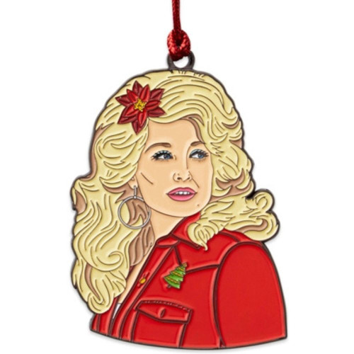 Dolly Parton Enamel Holiday Ornament