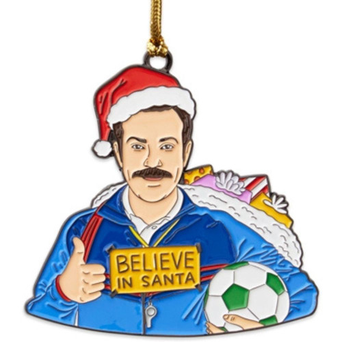 Ted Believe Enamel Holiday Ornament