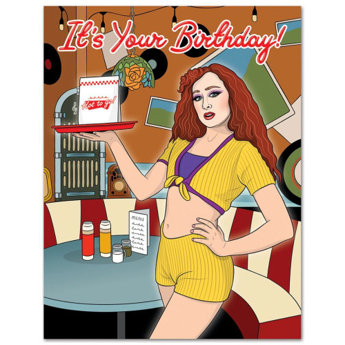 Chappell Roan Hot To Go Birthday Card